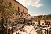 remodelación de espacio para piscina y aparcamiento hotel pamplona catedral